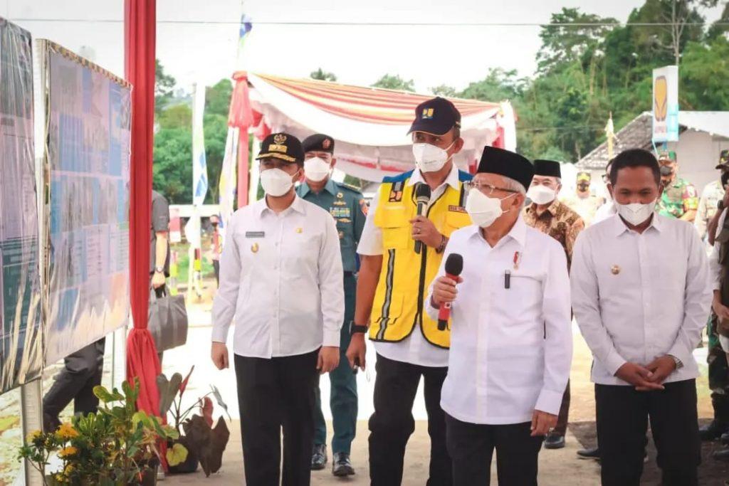 Wapres RI, KH Ma’ruf Amin berkunjung ke Hunian tetap dan Hunian Sementara APG Semeru