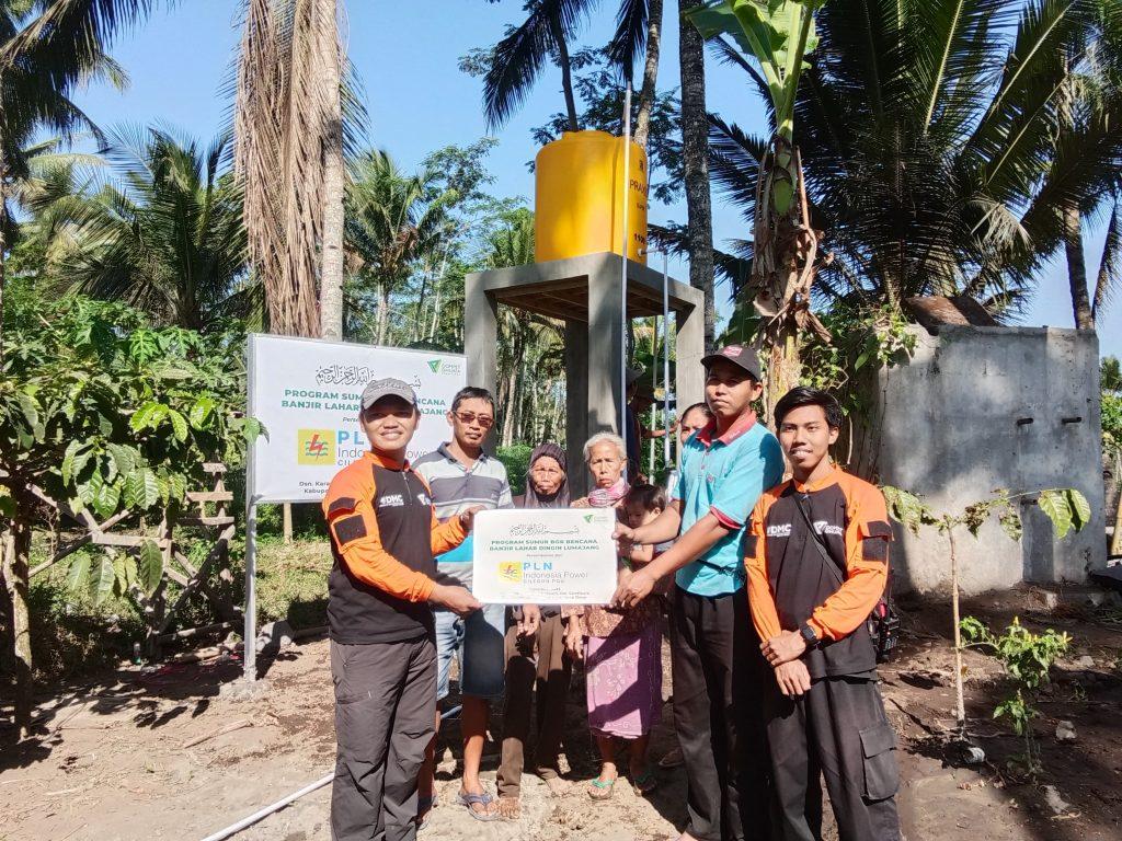 Dompet Dhuafa Jatim bersama PLN Indonesia Power PLTU Cilegon Bangun Sumur Bor Bencana Banjir Lahar Dingin Lumajang