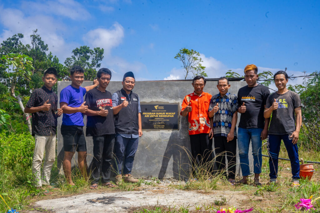 DOMPET DHUAFA JATIM HADIRKAN SUMUR WAKAF, SOLUSI AIR BERSIH UNTUK 32 KEPALA KELUARGA DI DESA GAJAH