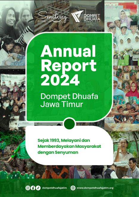 Sampul Annual Report 2024 Dompet Dhuafa Jawa Timur