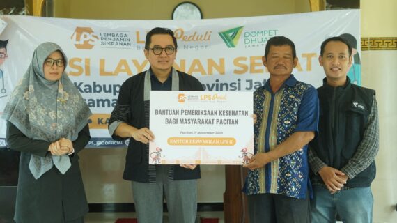 AKSI LAYANAN SEHAT LEMBAGA PENJAMIN SIMPANAN (LPS) DAN DOMPET DHUAFA JATIM HADIRKAN PEMERIKSAAN GRATIS UNTUK 450 WARGA DI TIGA KABUPATEN (PACITAN, PONOROGO, DAN MADIUN).