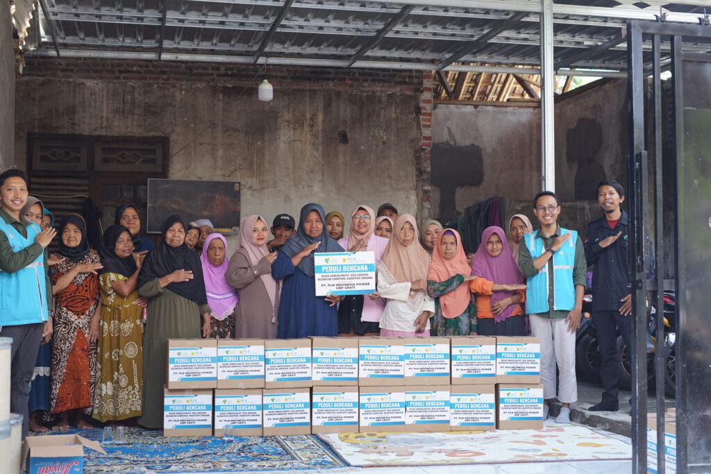 PT PLN INDONESIA POWER UBP GRATI DAN DOMPET DHUAFA JATIM SALURKAN PAKET SEMBAKO UNTUK 50 KK PENYINTAS BANJIR LAHAR DINGIN SEMERU