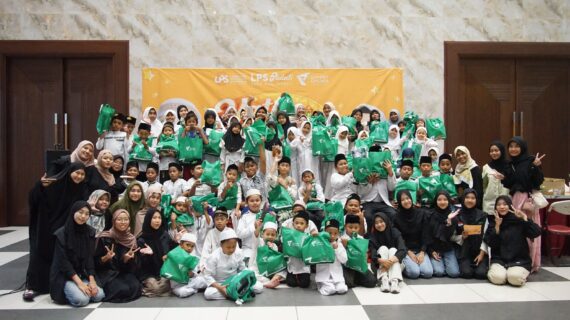 BERSAMA LPS, DOMPET DHUAFA JATIM HADIRKAN YATIM CERIA UNTUK 60 ANAK DI SURABAYA