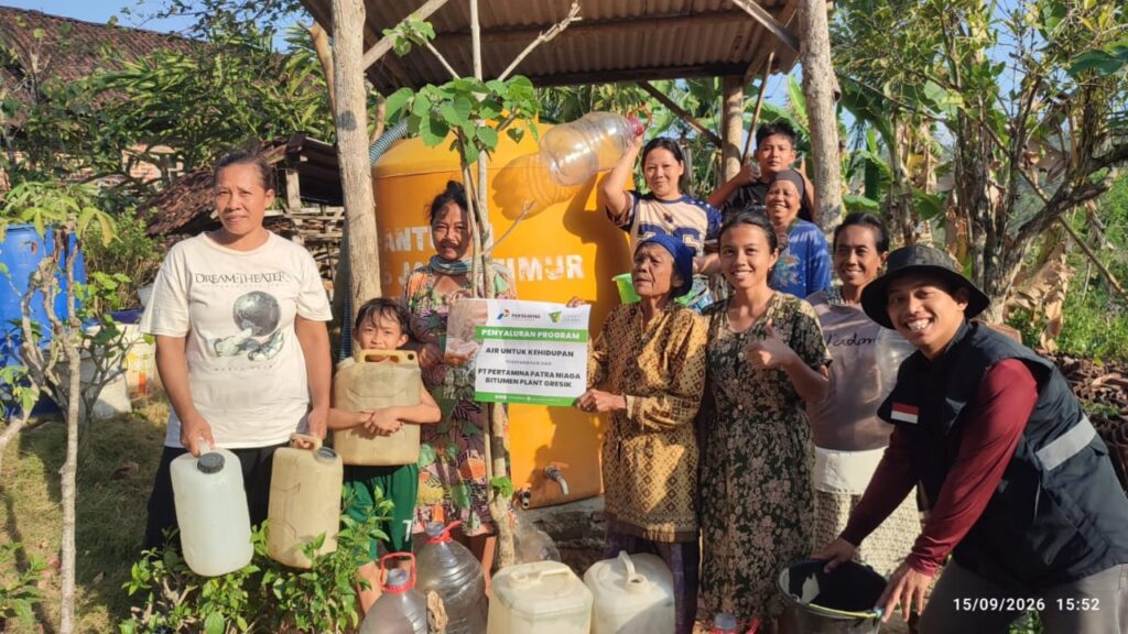 PERTAMINA PATRA NIAGA DAN DOMPET DHUAFA JATIM HADIRKAN AIR BERSIH UNTUK WARGA PANGGUL